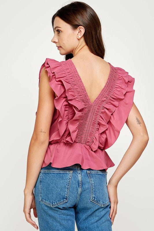 Venice Ruffle Top