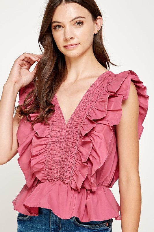 Venice Ruffle Top