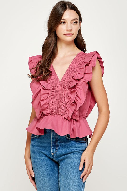 Venice Ruffle Top