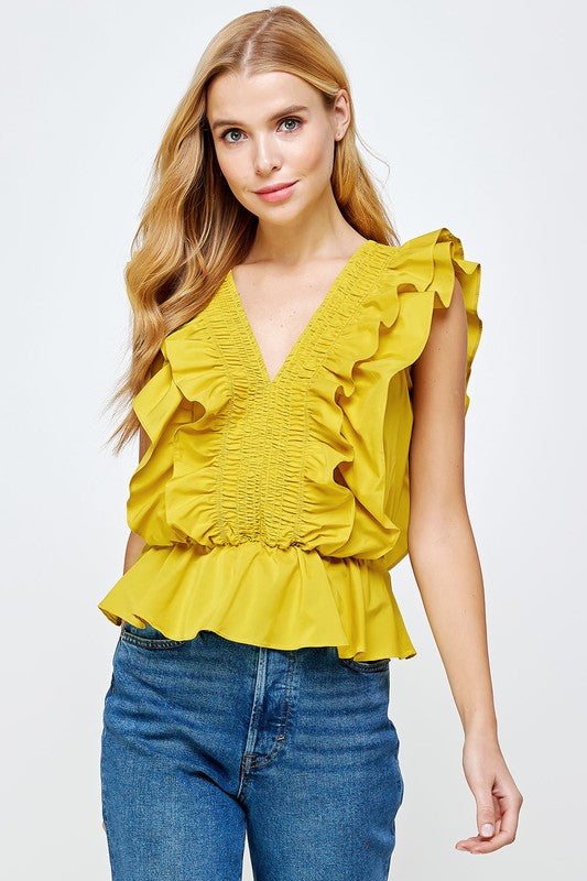 Venice Ruffle Top