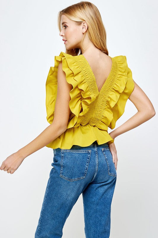 Venice Ruffle Top