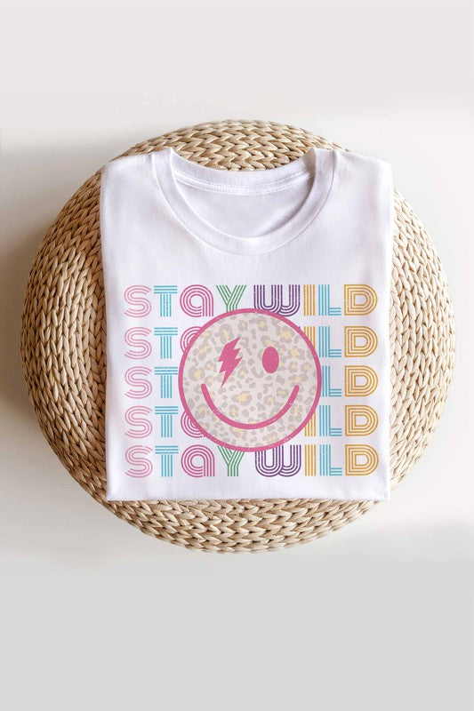 Stay Wild Smiley Tee