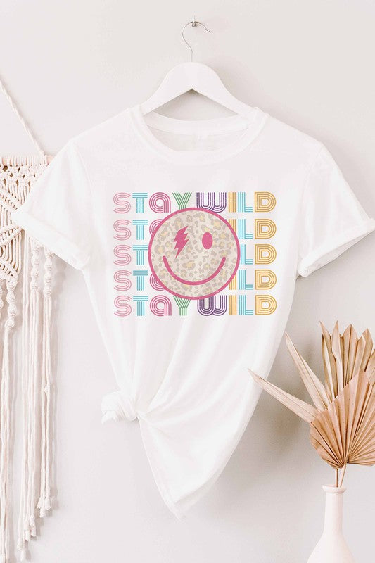 Stay Wild Smiley Tee