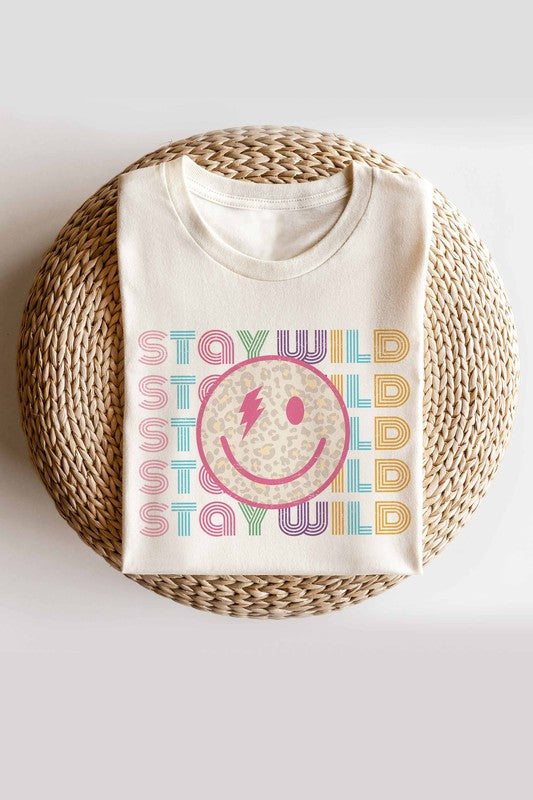 Stay Wild Smiley Tee