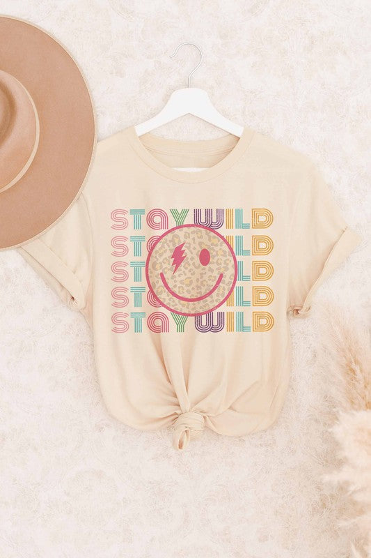 Stay Wild Smiley Tee