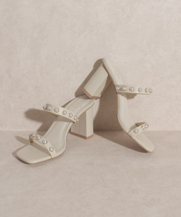 Victoria Pearl Strap Heel