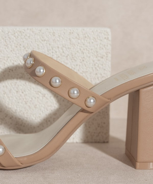 Victoria Pearl Strap Heel