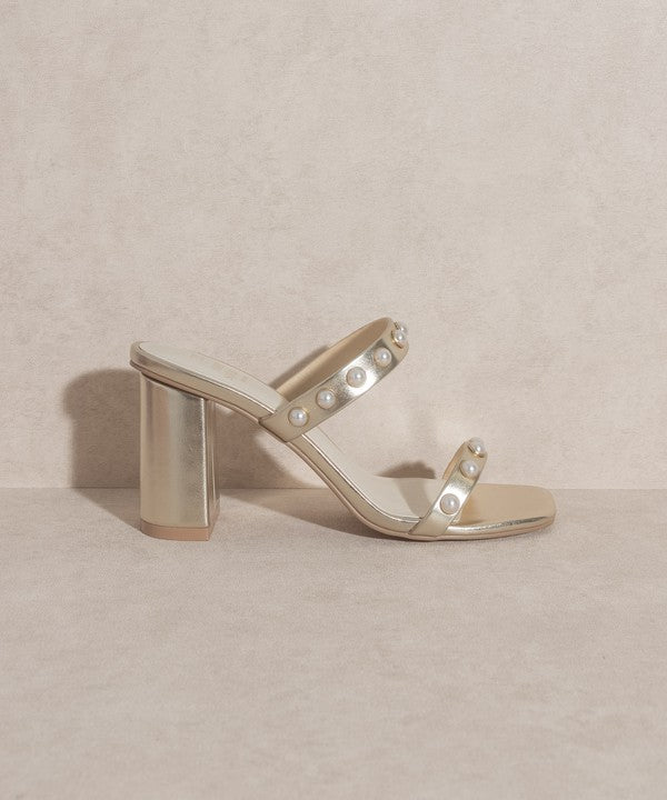 Victoria Pearl Strap Heel