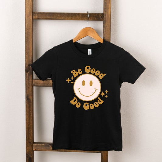 Be Good Do Good Smiley Face Youth Short Sleeve Tee