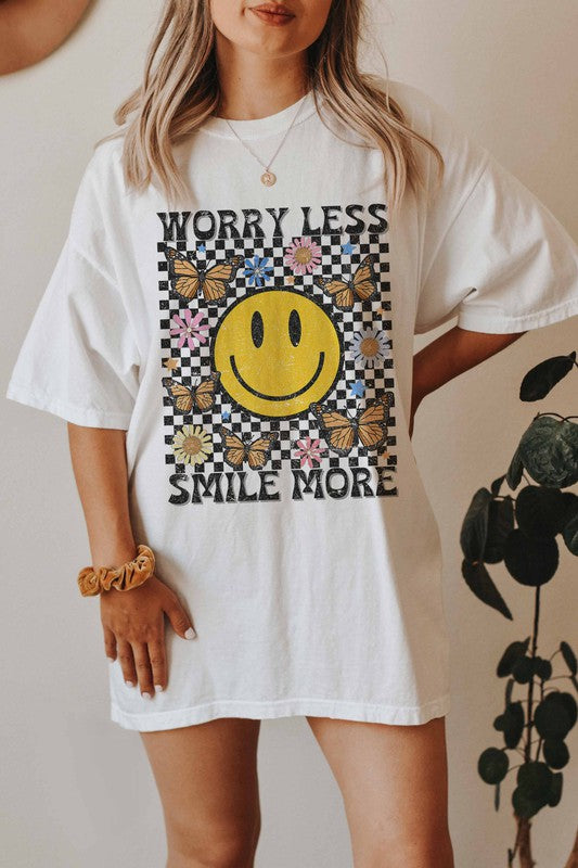 Worry Less, Smile More Tee