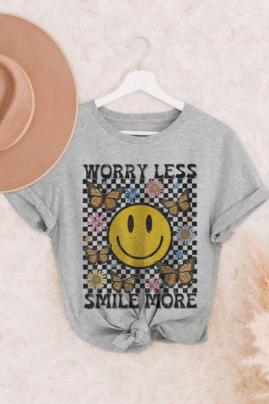 Worry Less, Smile More Tee