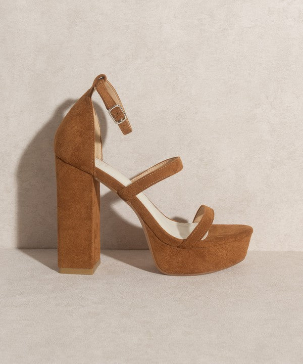 Raelynn Suede Platform Heels