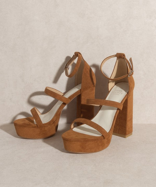 Raelynn Suede Platform Heels