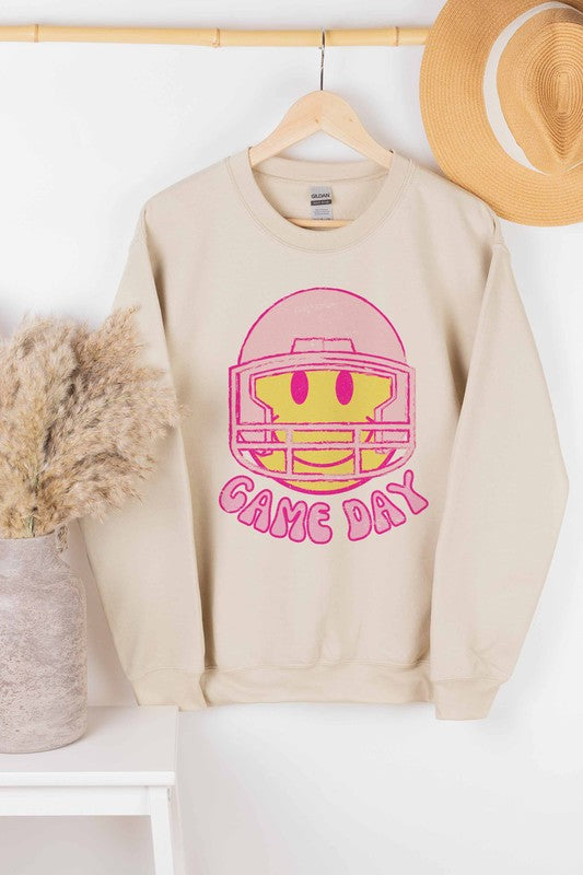 Gameday Happy Face Crewneck
