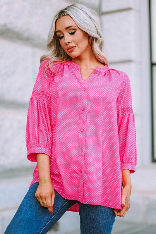 Pink Boho Shirt