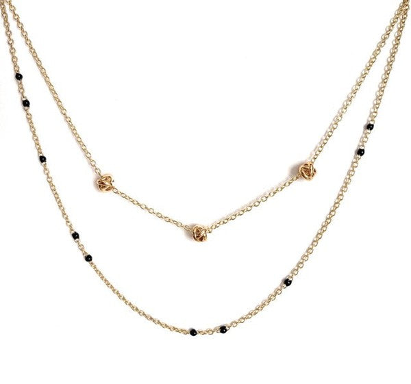 Dainty Black Onyx Necklace