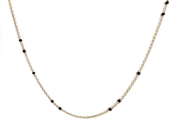 Dainty Black Onyx Necklace