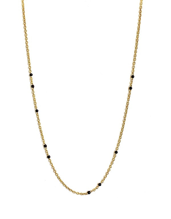 Dainty Black Onyx Necklace