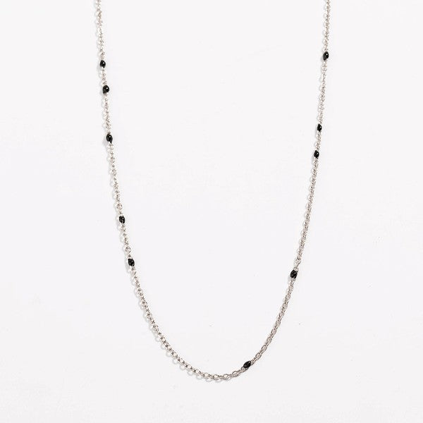 Dainty Black Onyx Necklace