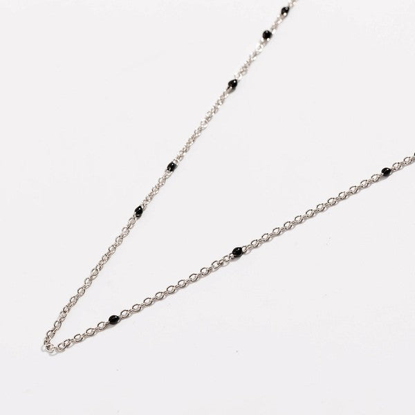 Dainty Black Onyx Necklace