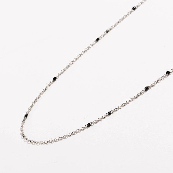 Dainty Black Onyx Necklace