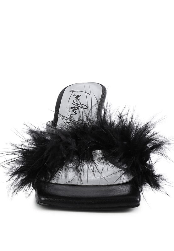 Honeybear Feather Sandals