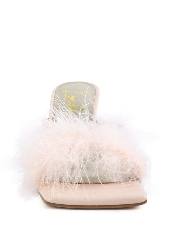 Honeybear Feather Sandals