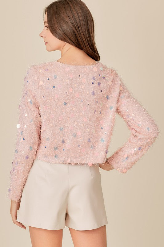 Cassidy Sequin Top