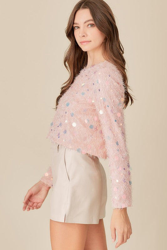 Cassidy Sequin Top