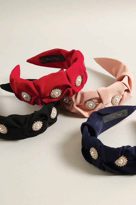 Gemstone Ribbon Headband