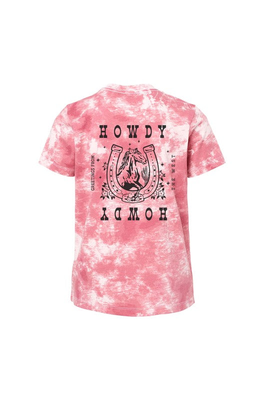 Howdy Tie Dye Tee