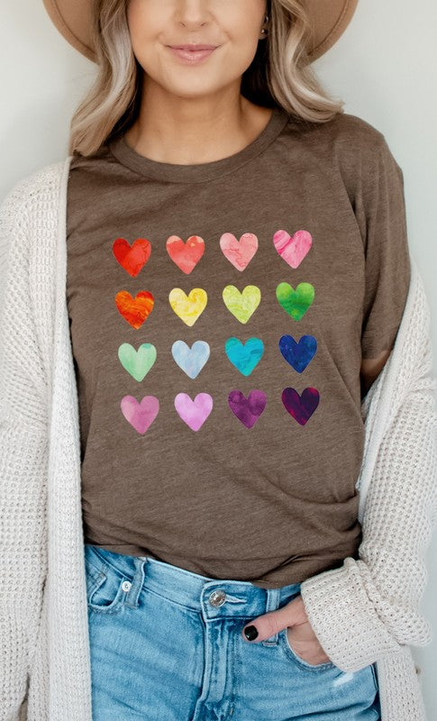 Rainbow Heart Tee