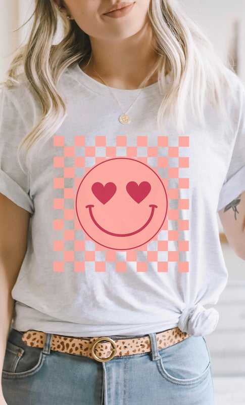 Heart Eyes Smiley Tee
