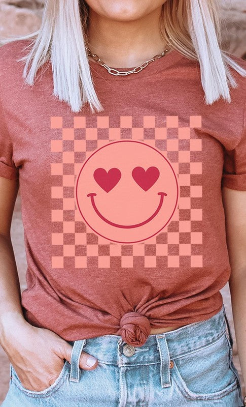 Heart Eyes Smiley Tee