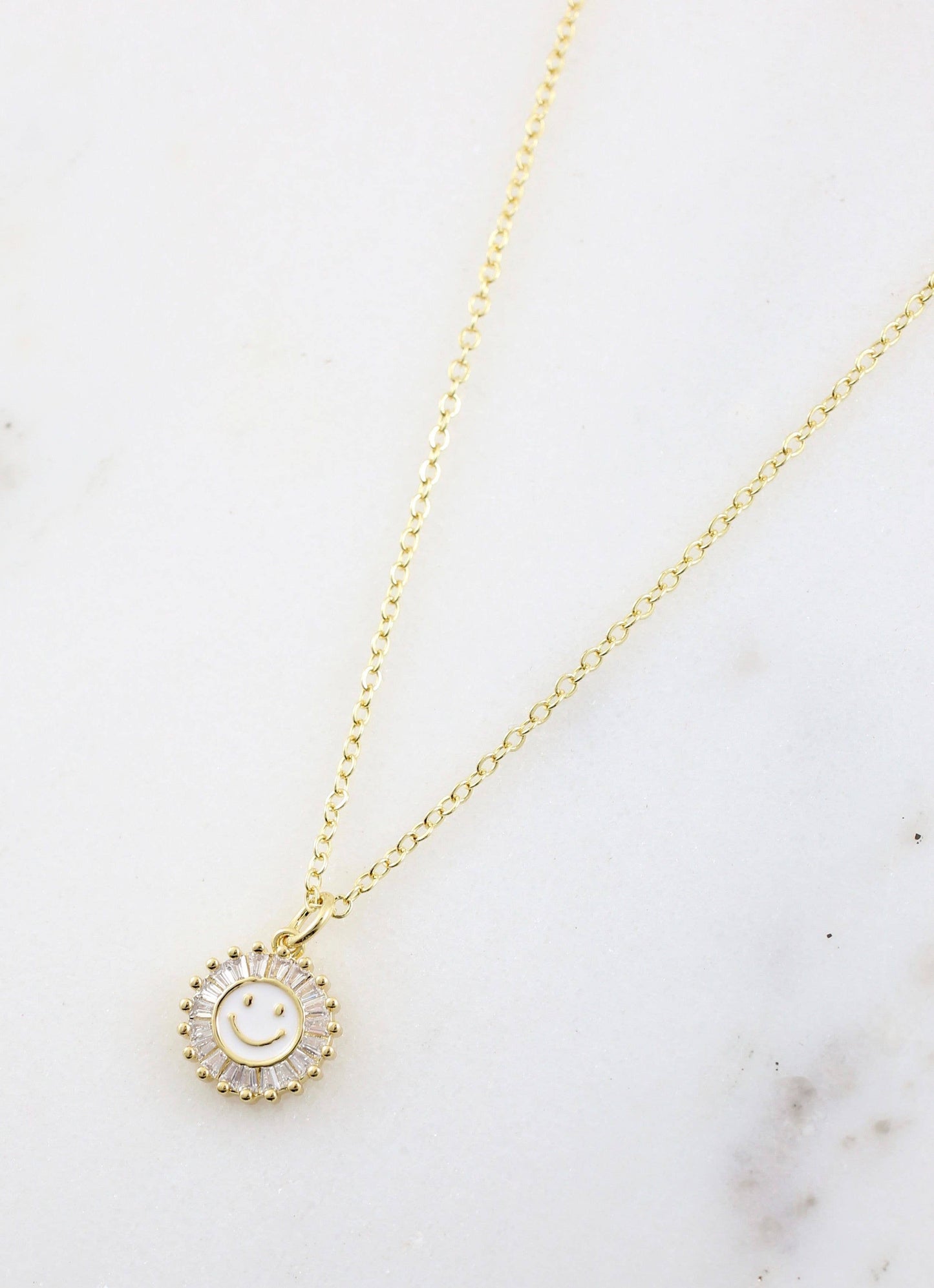 Athena Smiley Necklace