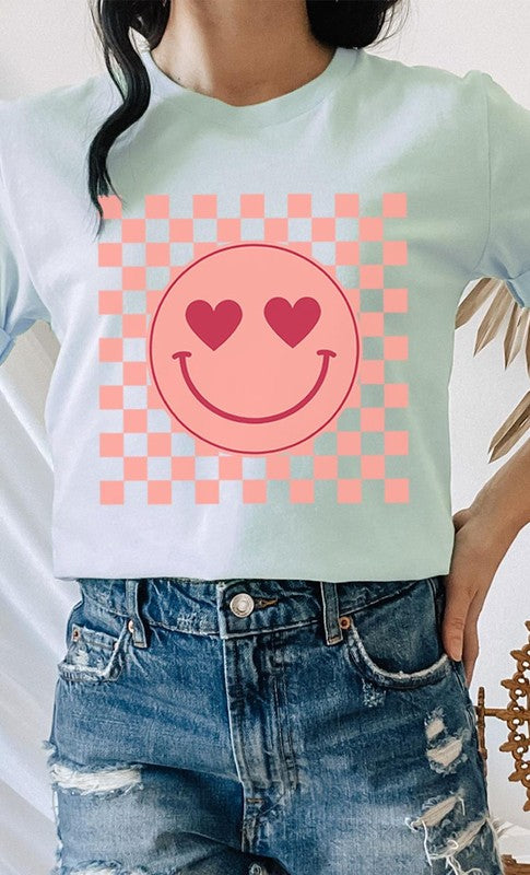 Heart Eyes Smiley Tee