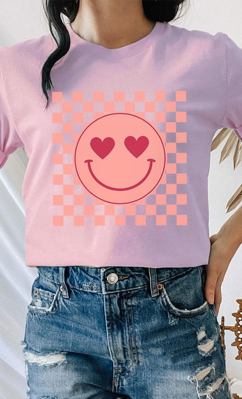 Heart Eyes Smiley Tee