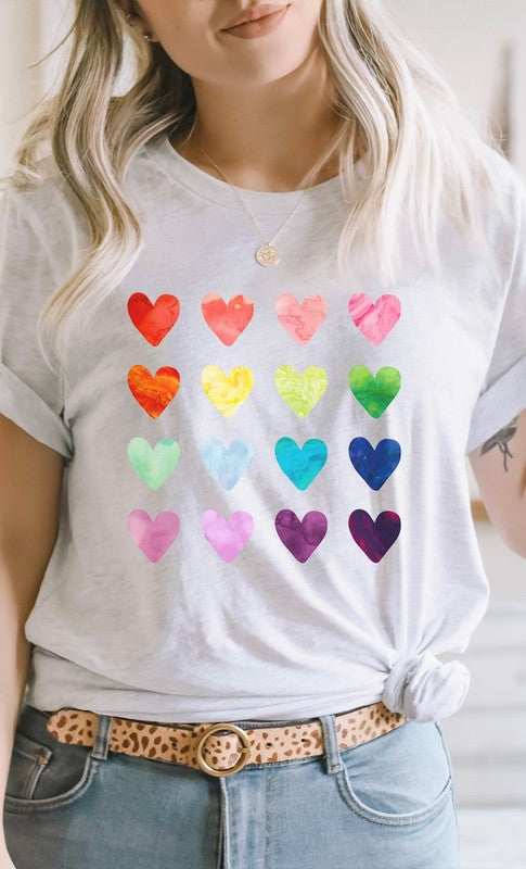 Rainbow Heart Tee