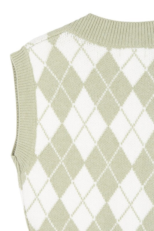 Argyle Sweater Vest