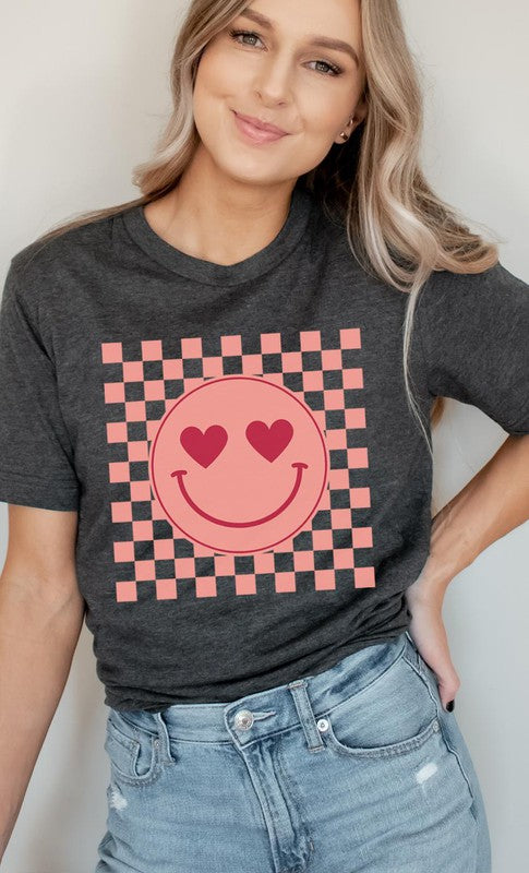 Heart Eyes Smiley Tee
