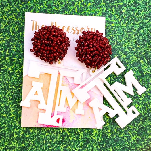 Team Spirit Drop Earrings
