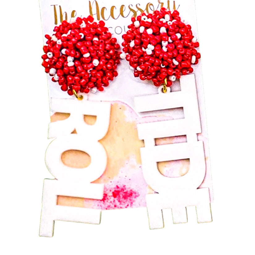 Team Spirit Drop Earrings