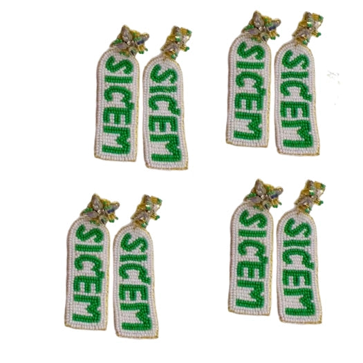 Team Spirit Beaded Dandles