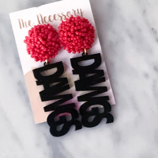 Team Spirit Drop Earrings
