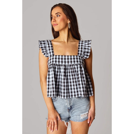 Kyle Checkered Top