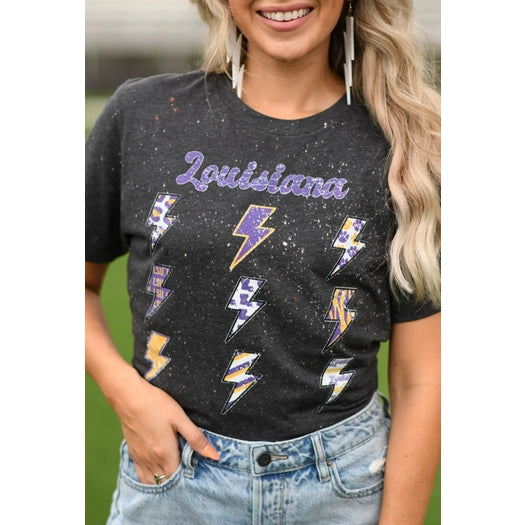 LSU Bolt Tee