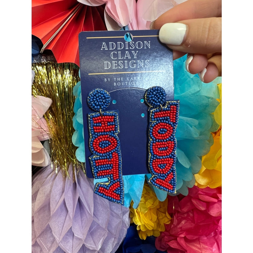 Team Spirit Beaded Dandles