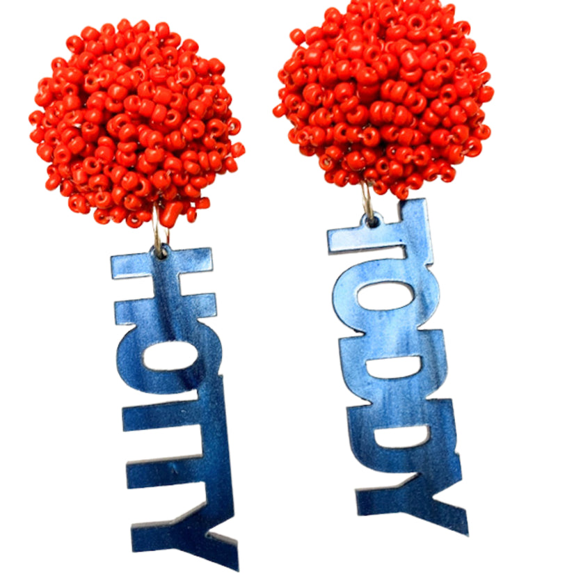 Team Spirit Drop Earrings
