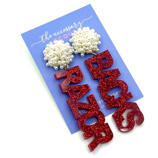 Team Spirit Drop Earrings