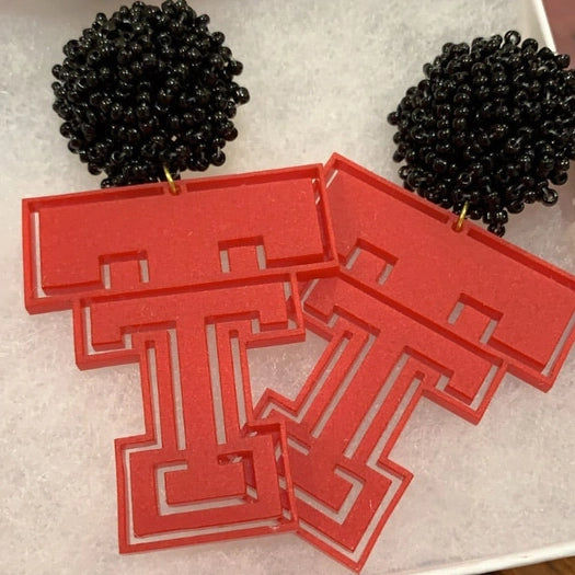 Team Spirit Drop Earrings